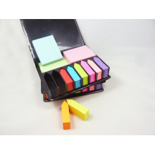 Atacado personalizado PU Leather Case Sticky Note